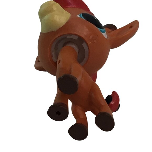 Littlest Pet Shop LPS 303 Twizzle Tallwater Giraffe 943 Green Star Eyes Giraffe - Picture 6 of 13